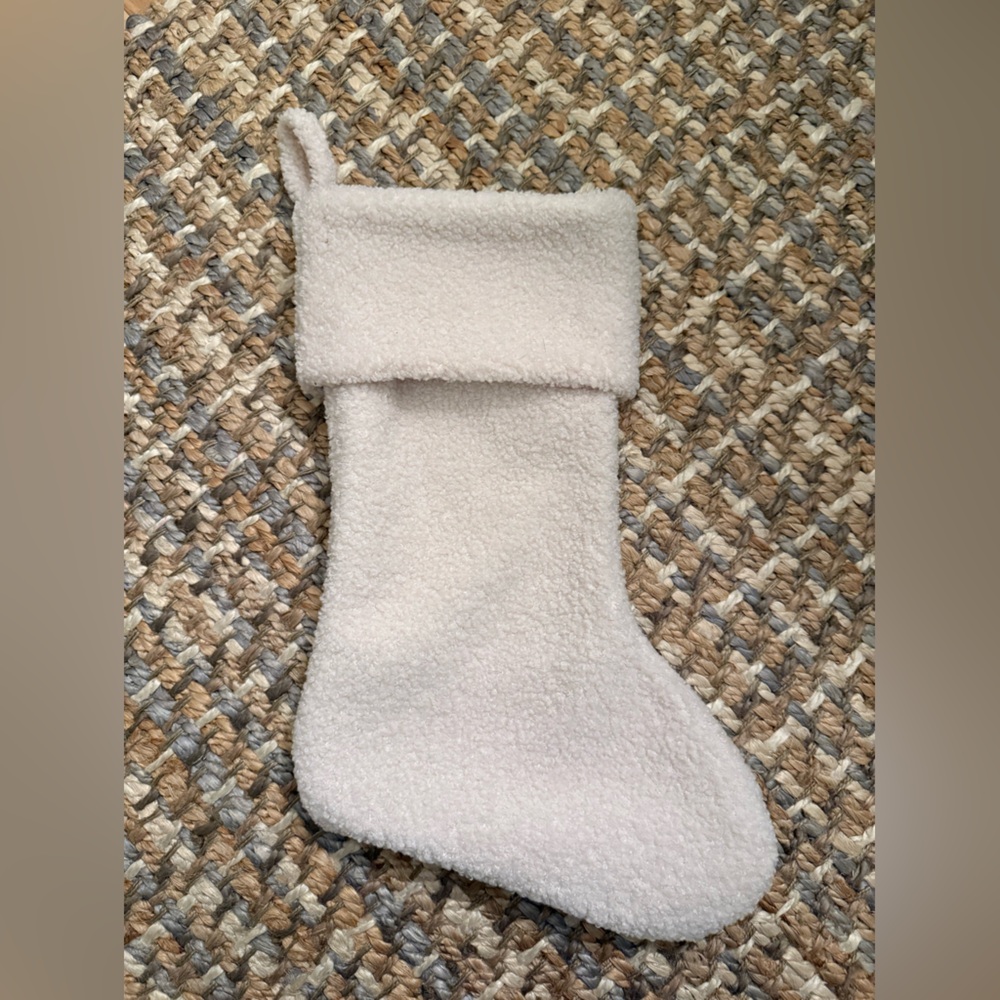 Hobby Lobby White Holiday Stocking